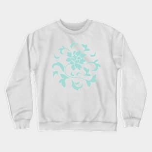 Oriental Flower – Limpet Shell – Circular Crewneck Sweatshirt